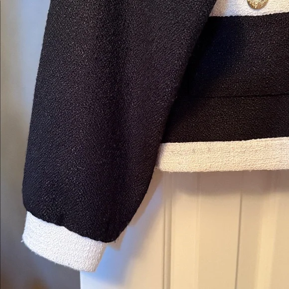 Anthropologie Black and White Jacket - Picture 2 of 5